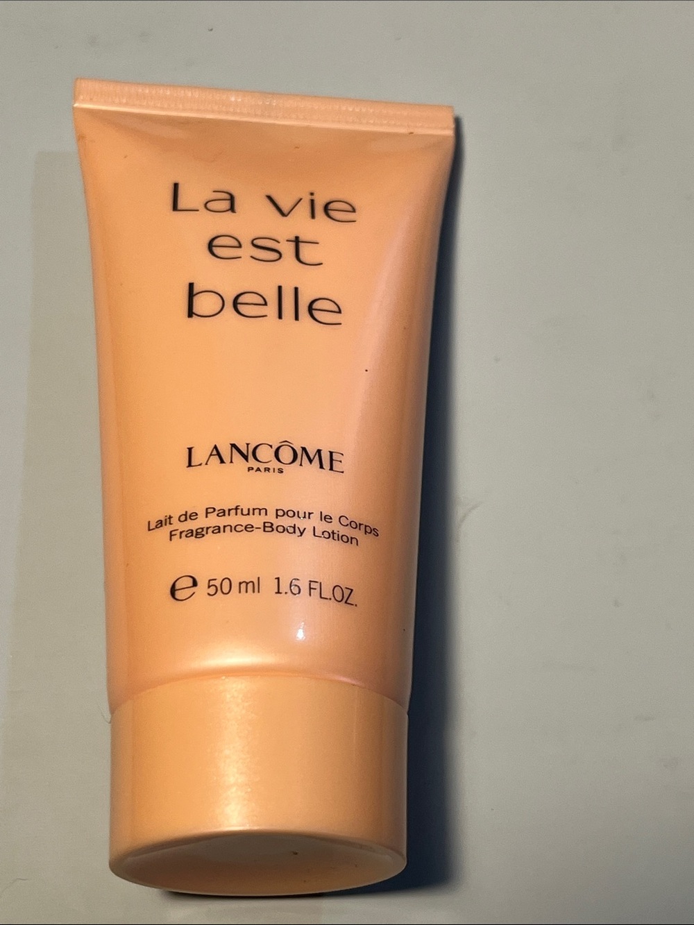 New Lancôme La Vie Est Belle Fragrance Body Lotion — Peach Travel Size